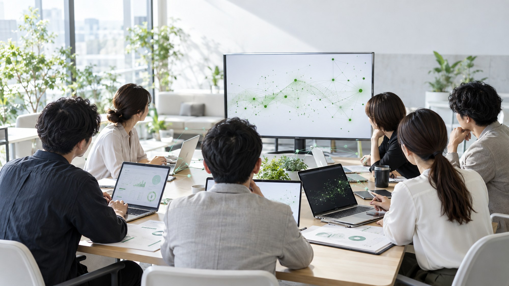 AIエージェントとコンサルタントが連携するイメージ